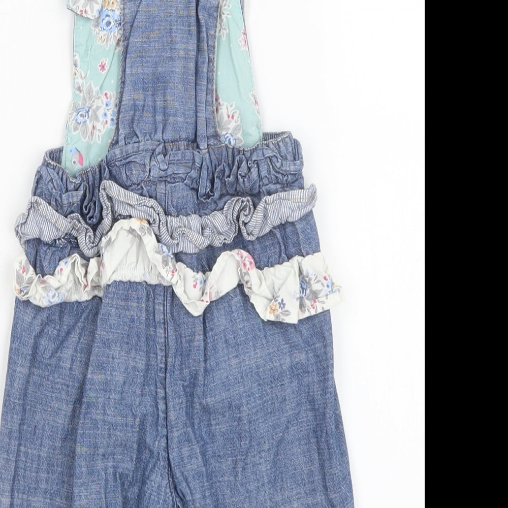 NEXT Girls Blue   Dungaree Outfit/Set Size 6-9 Months