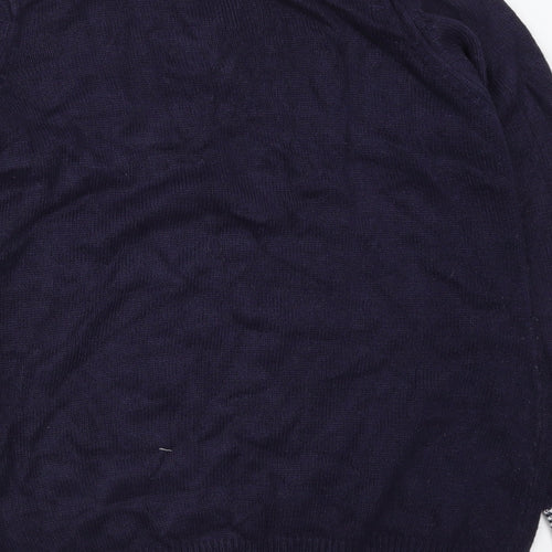 Isle Womens Blue  Knit Pullover Jumper Size 14