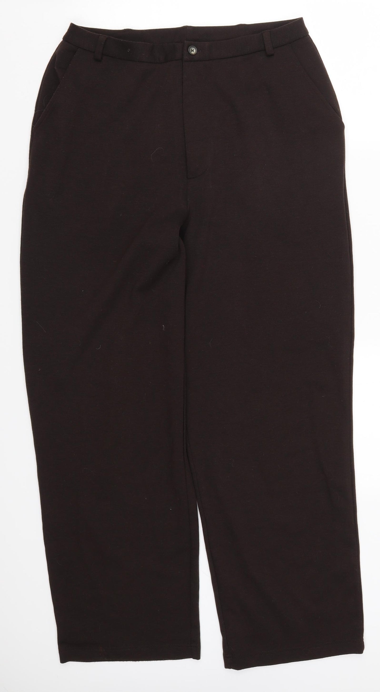 Jessica Holbrook Womens Brown   Trousers  Size M L29.5 in