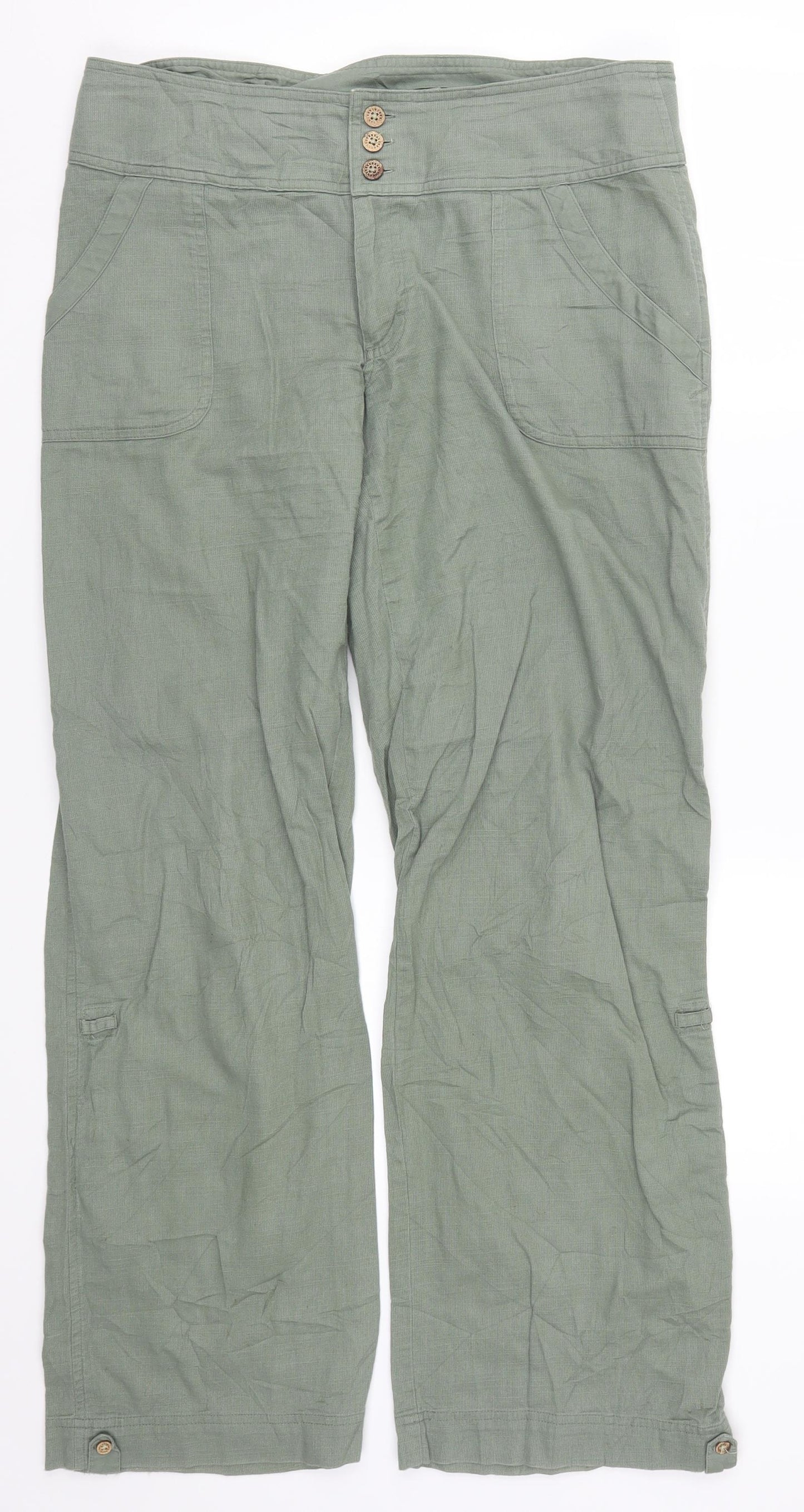 Royal Robbins Womens Green   Trousers  Size 10 L29.5 in