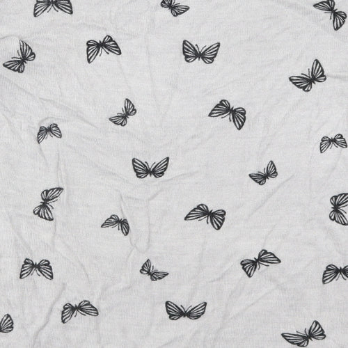 Marks and Spencer Womens Grey  Knit Pullover Jumper Size 14  - Butterflies