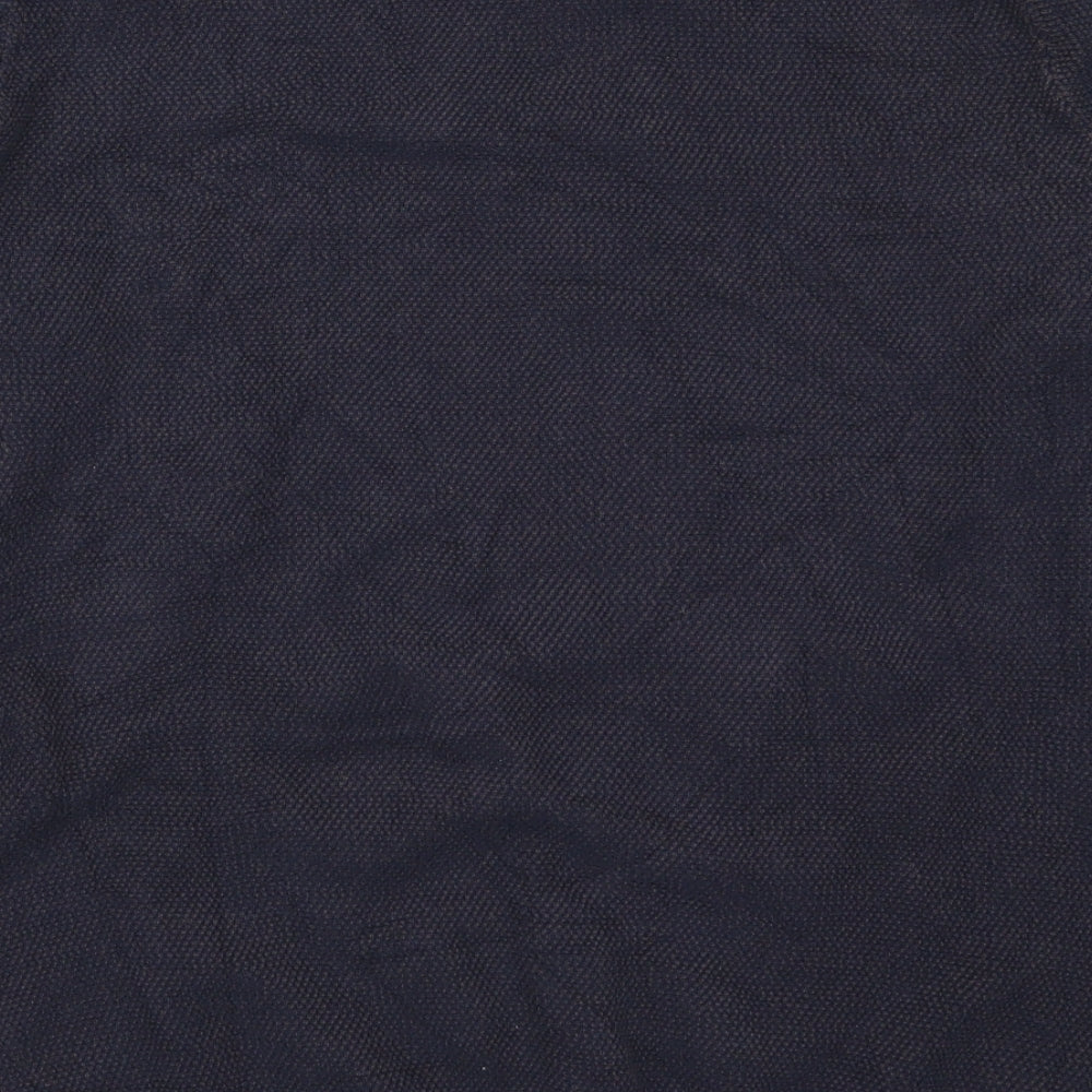 Criminal Mens Blue  Knit Pullover Jumper Size L