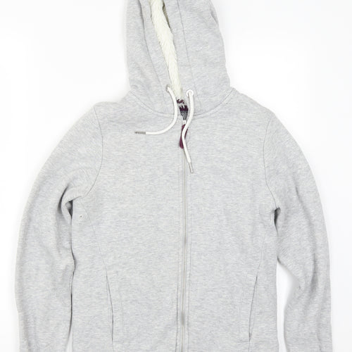 Joules Womens Grey   Full Zip Hoodie Size 8