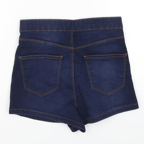 Miss Selfridge Womens Blue  Denim Hot Pants Shorts Size 8
