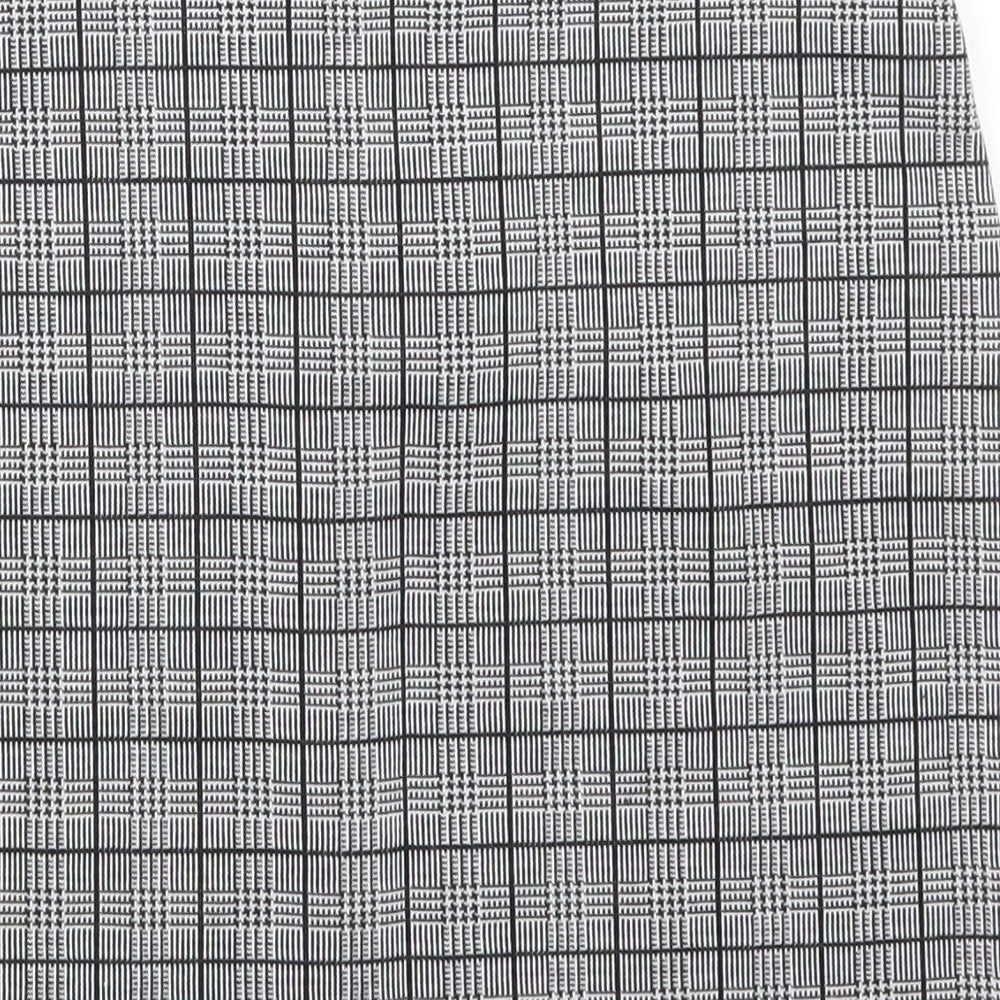 New Look Girls Grey Check  Mini Skirt Size 12-13 Years