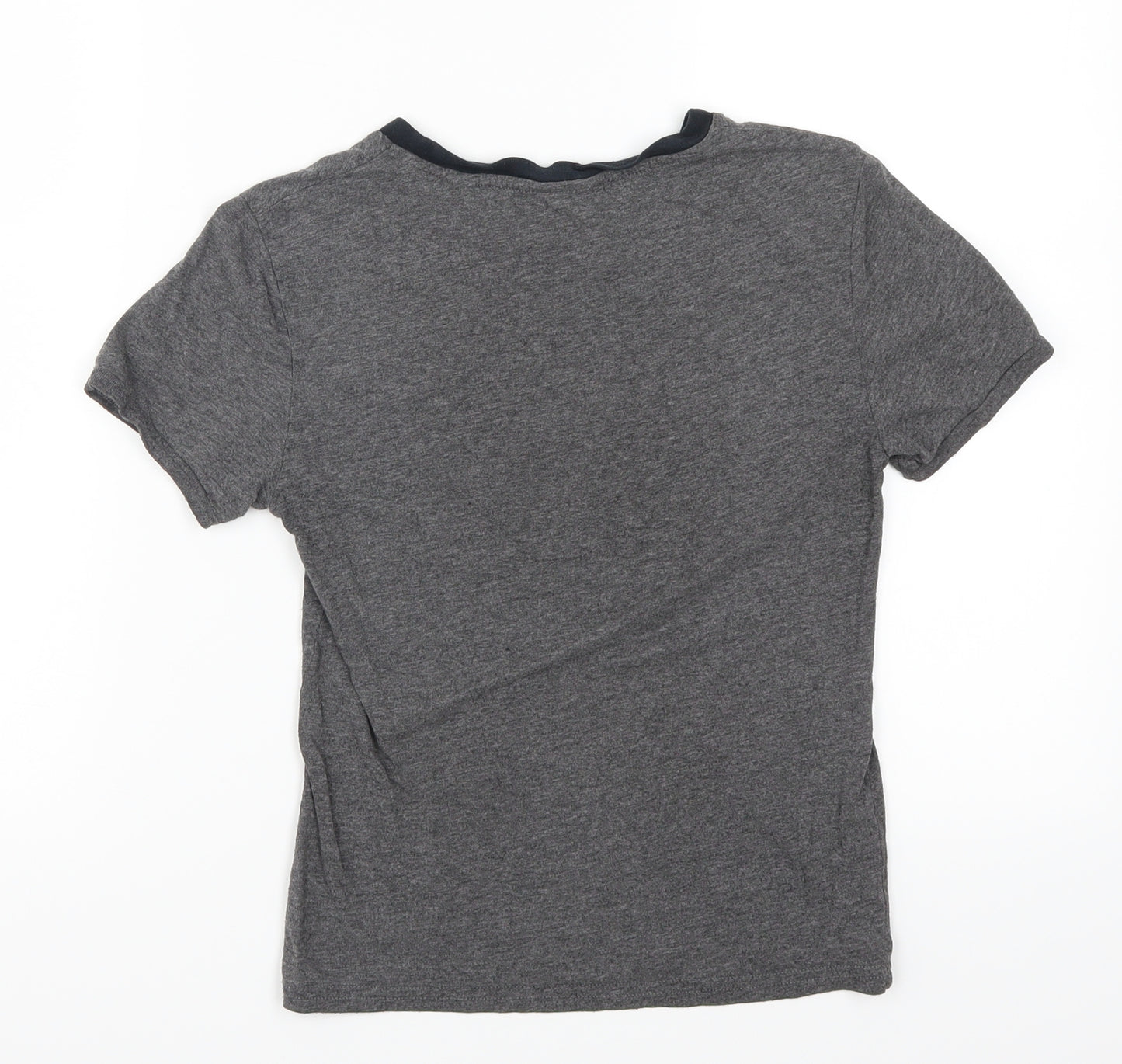 Jack Wills Womens Grey   Basic T-Shirt Size 8