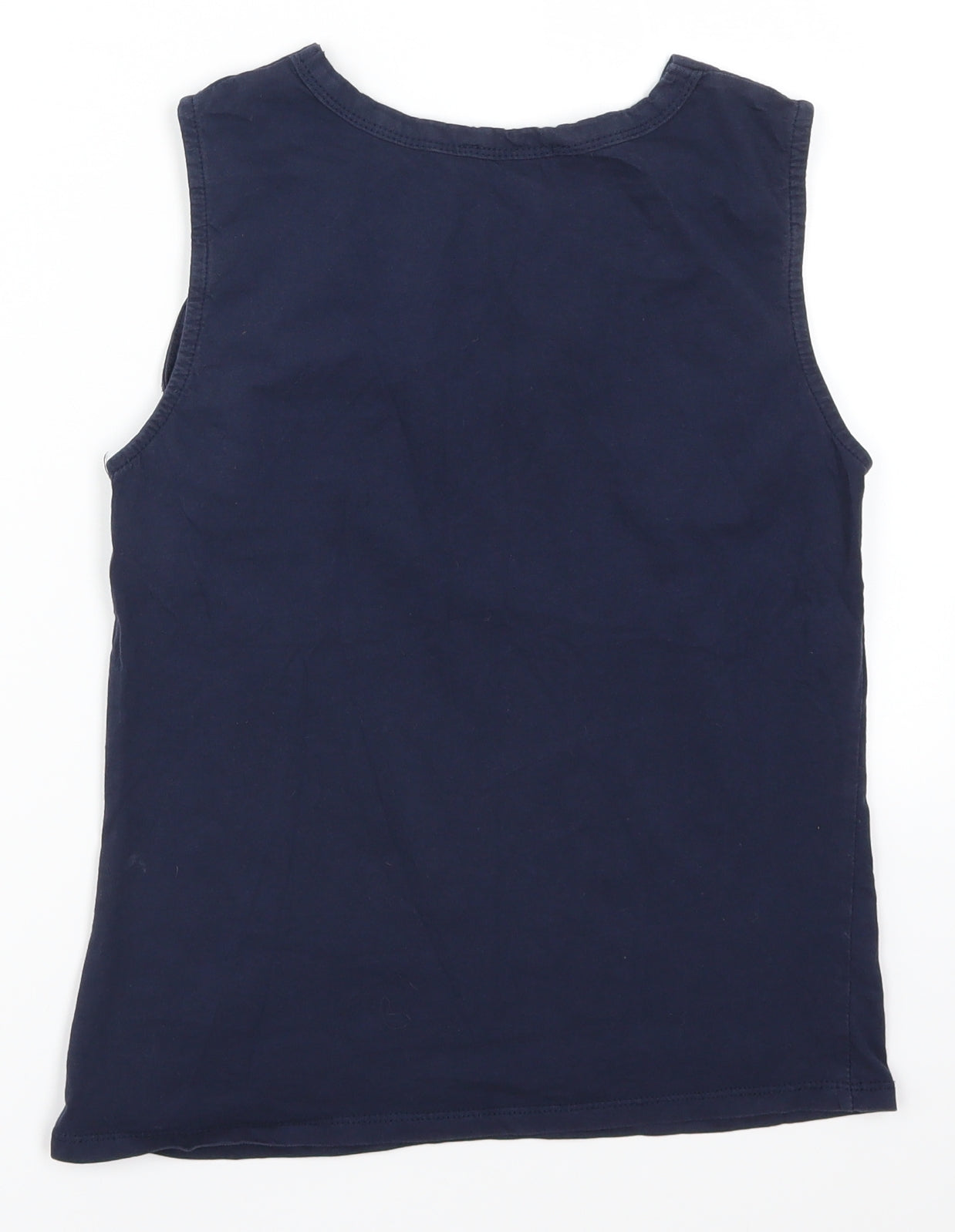 Atmosphere Womens Blue   Basic Tank Size 6  - Motor Cycles Graphic