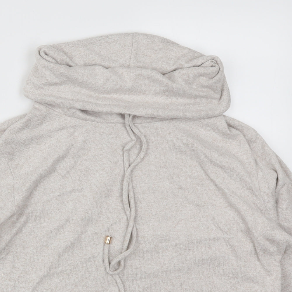 F&F Womens Beige Solid  Top Pyjama Top Size 12