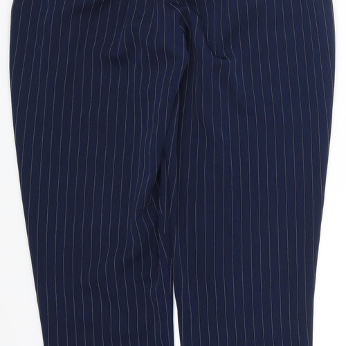Atmosphere Womens Blue Striped  Trousers  Size 10 L28 in