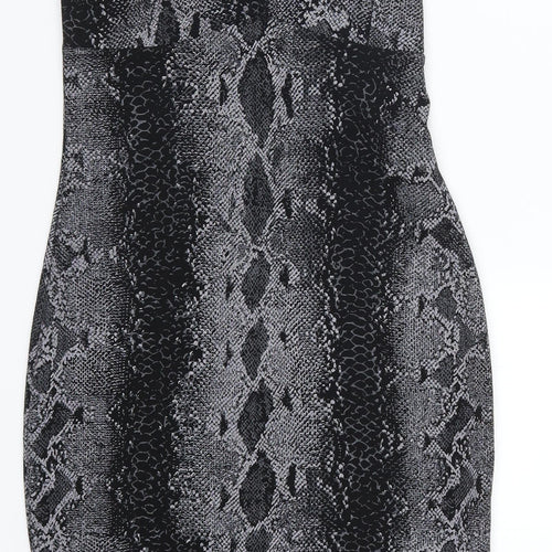 Cameo Rose Womens Grey Animal Print  Bodycon  Size 10