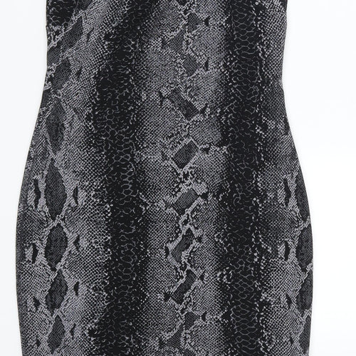 Cameo Rose Womens Grey Animal Print  Bodycon  Size 10