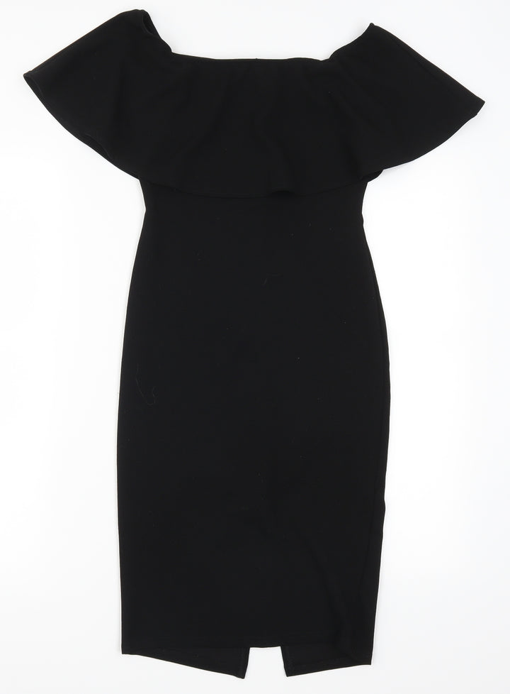 River Island Womens Black Pencil Dress Size 6