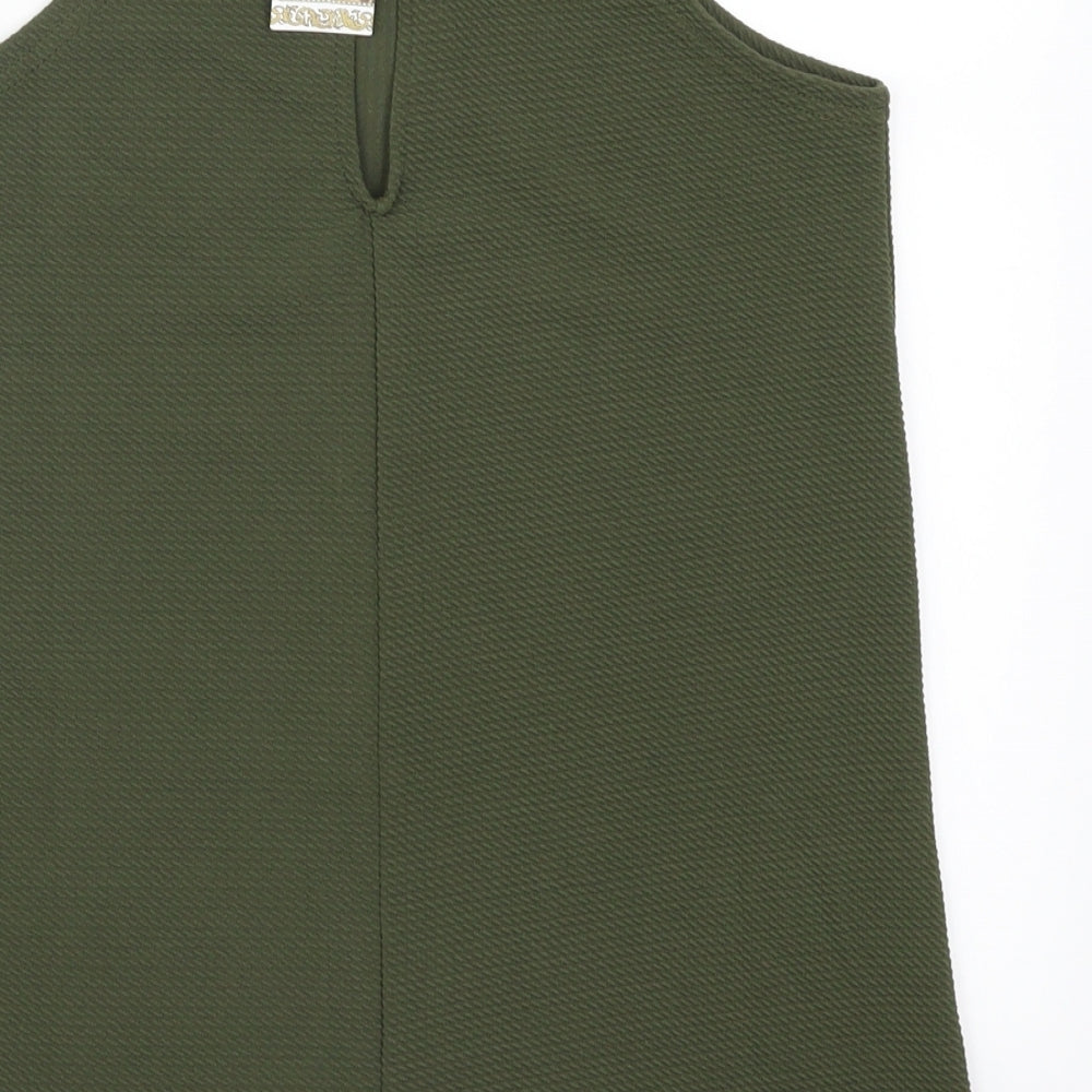 Boohoo Womens Green   Basic Tank Size 6