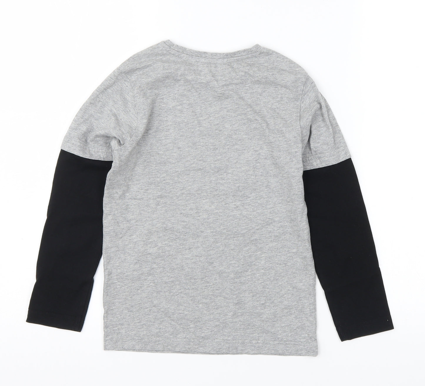 George Boys Grey   Basic T-Shirt Size 5-6 Years  - Football