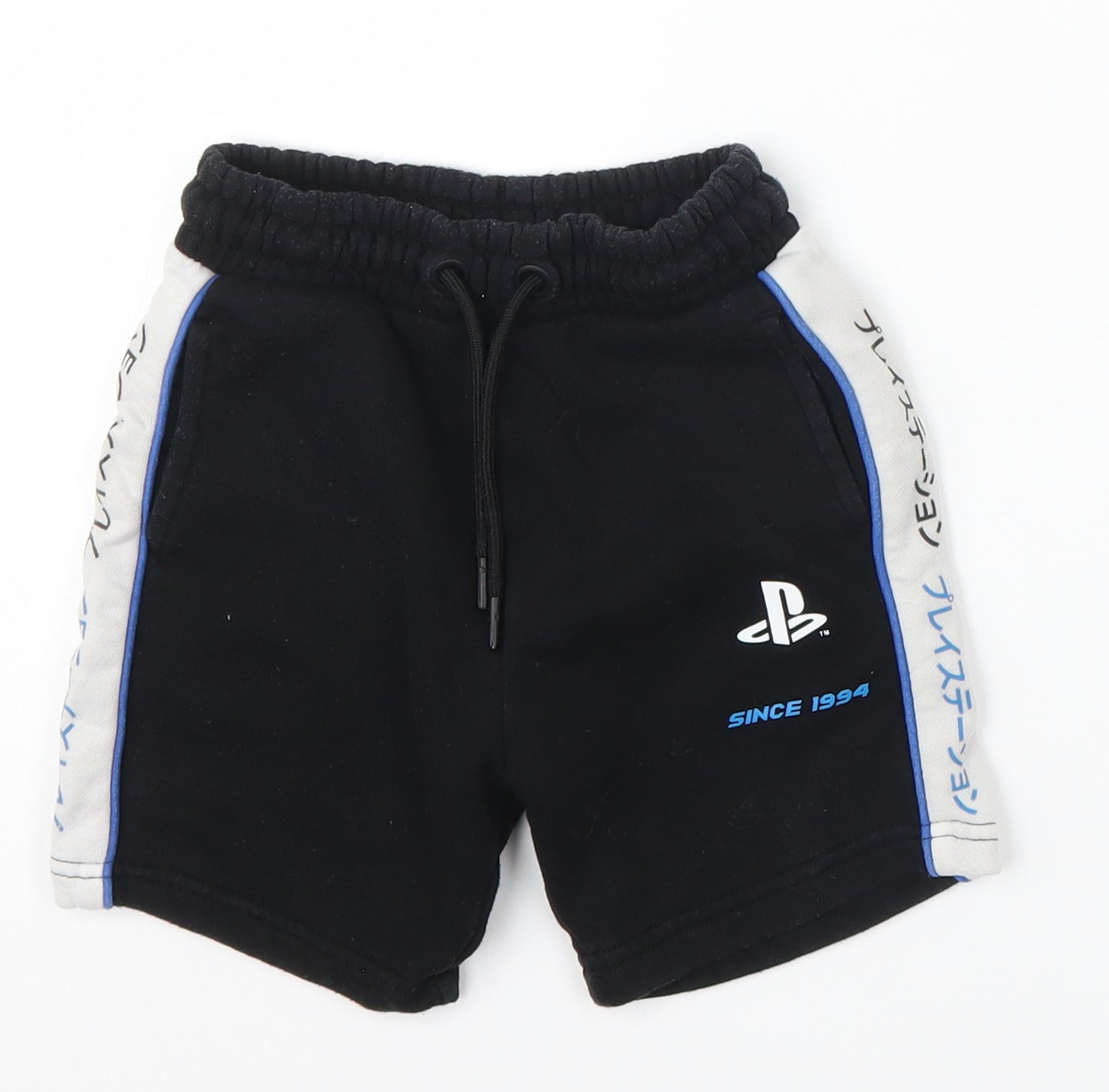 George Boys Black   Sweat Shorts Size 5-6 Years - Playstation