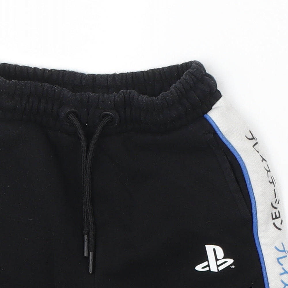 George Boys Black   Sweat Shorts Size 5-6 Years - Playstation