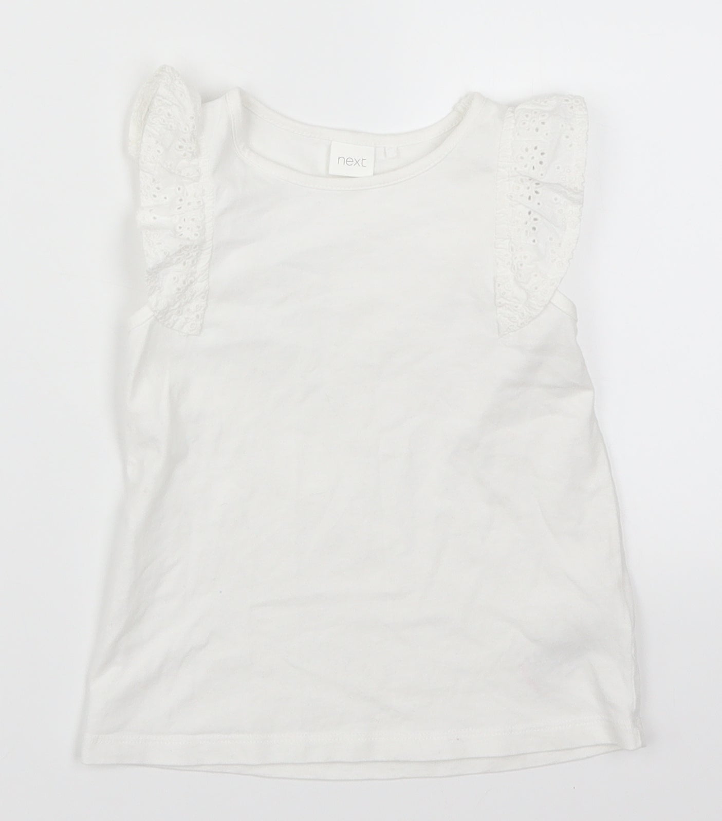 NEXT Girls White   Basic Tank Size 3-4 Years