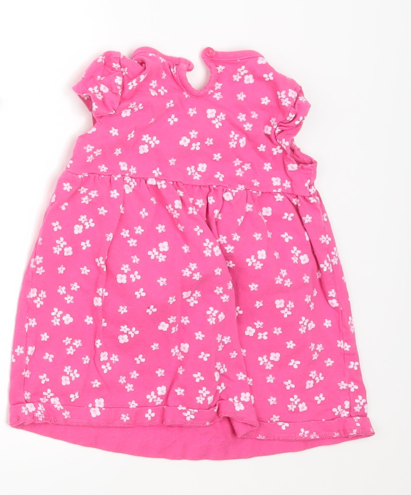 George Girls Pink Floral  A-Line  Size 6-9 Months