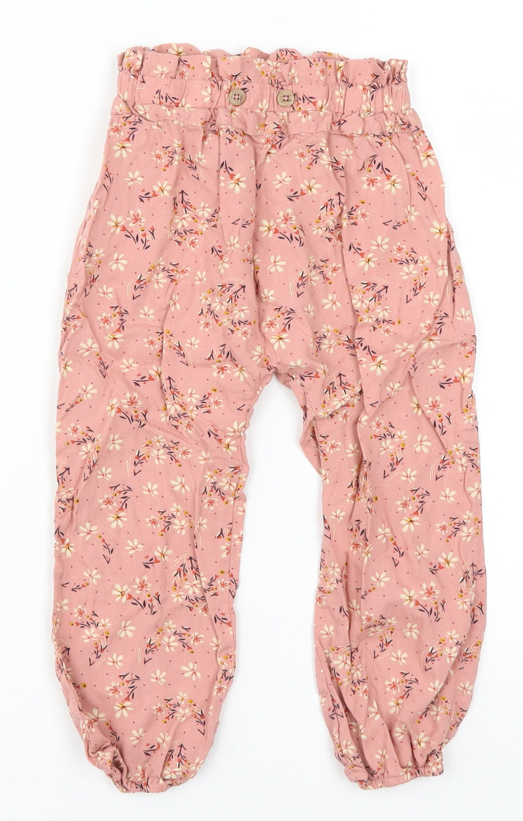 NEXT Girls Pink Floral  Bloomer Trousers Size 3-4 Years