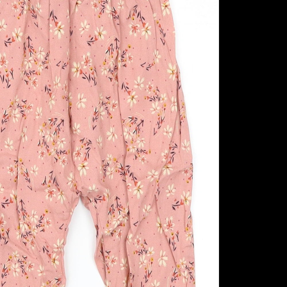 NEXT Girls Pink Floral  Bloomer Trousers Size 3-4 Years
