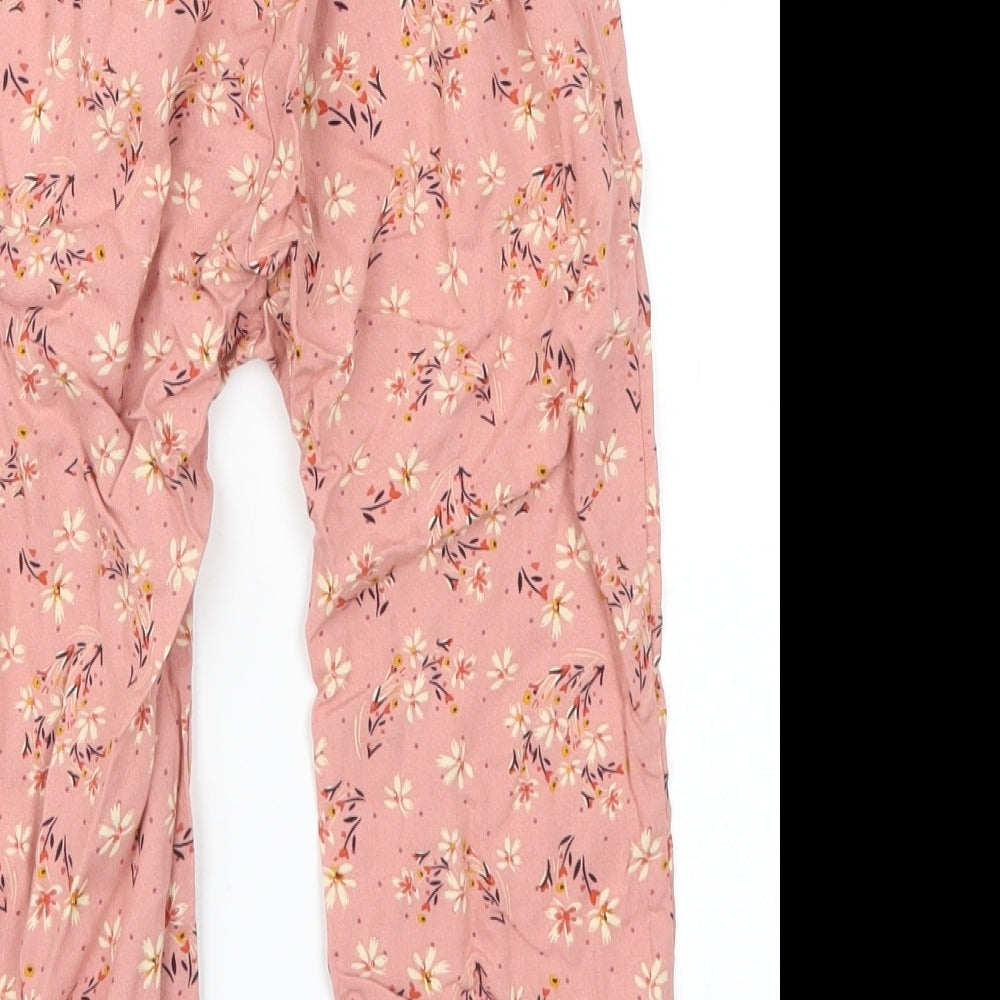 NEXT Girls Pink Floral  Bloomer Trousers Size 3-4 Years