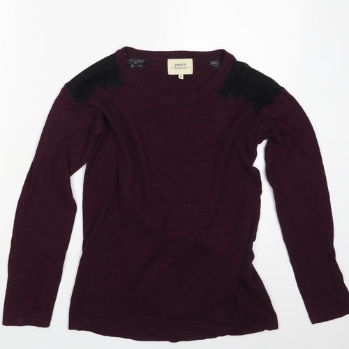 Papaya Womens Purple   Pullover Jumper Size 8