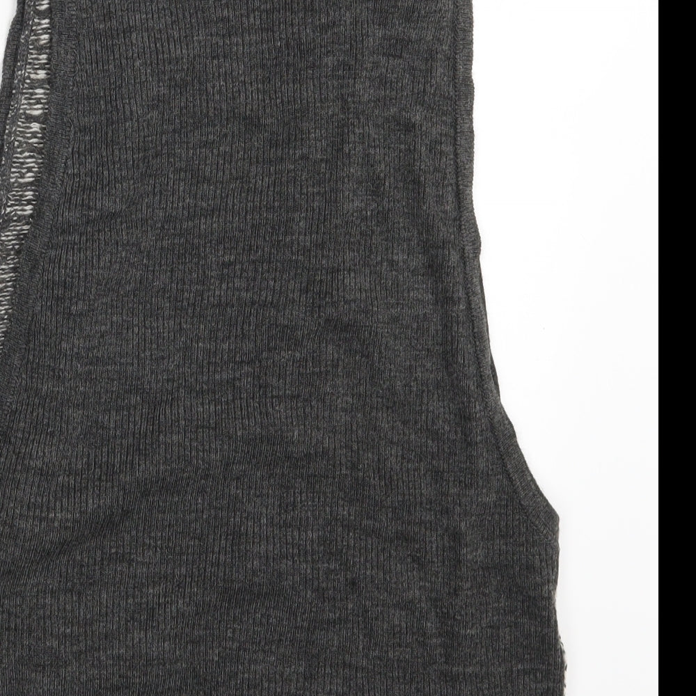 Kookai Womens Grey   3-in-1 Jacket Waistcoat One Size