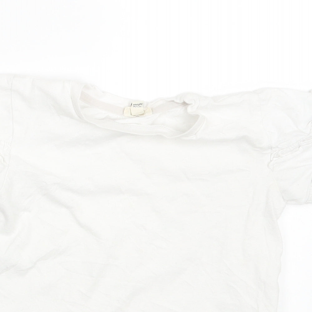 River Island Girls White   Pullover T-Shirt Size 18-24 Months