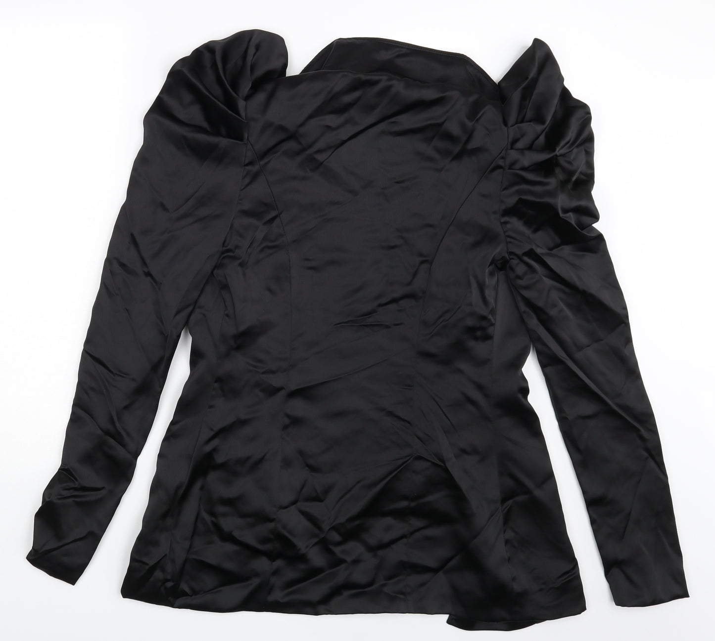 PRETTYLITTLETHING Womens Black   Jacket Blazer Size 6