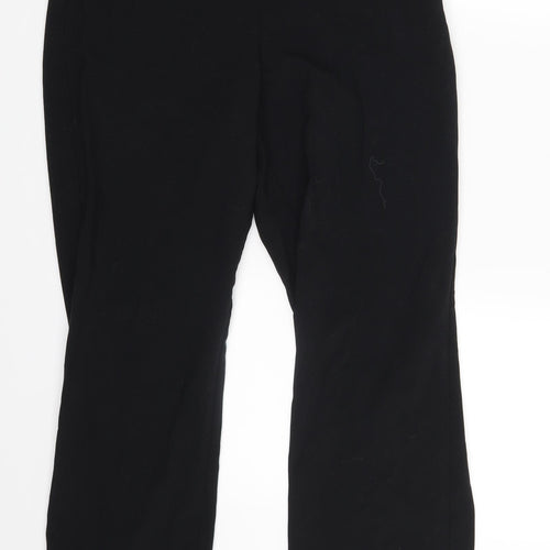 M&S Womens Black   Trousers  Size 10 L26 in