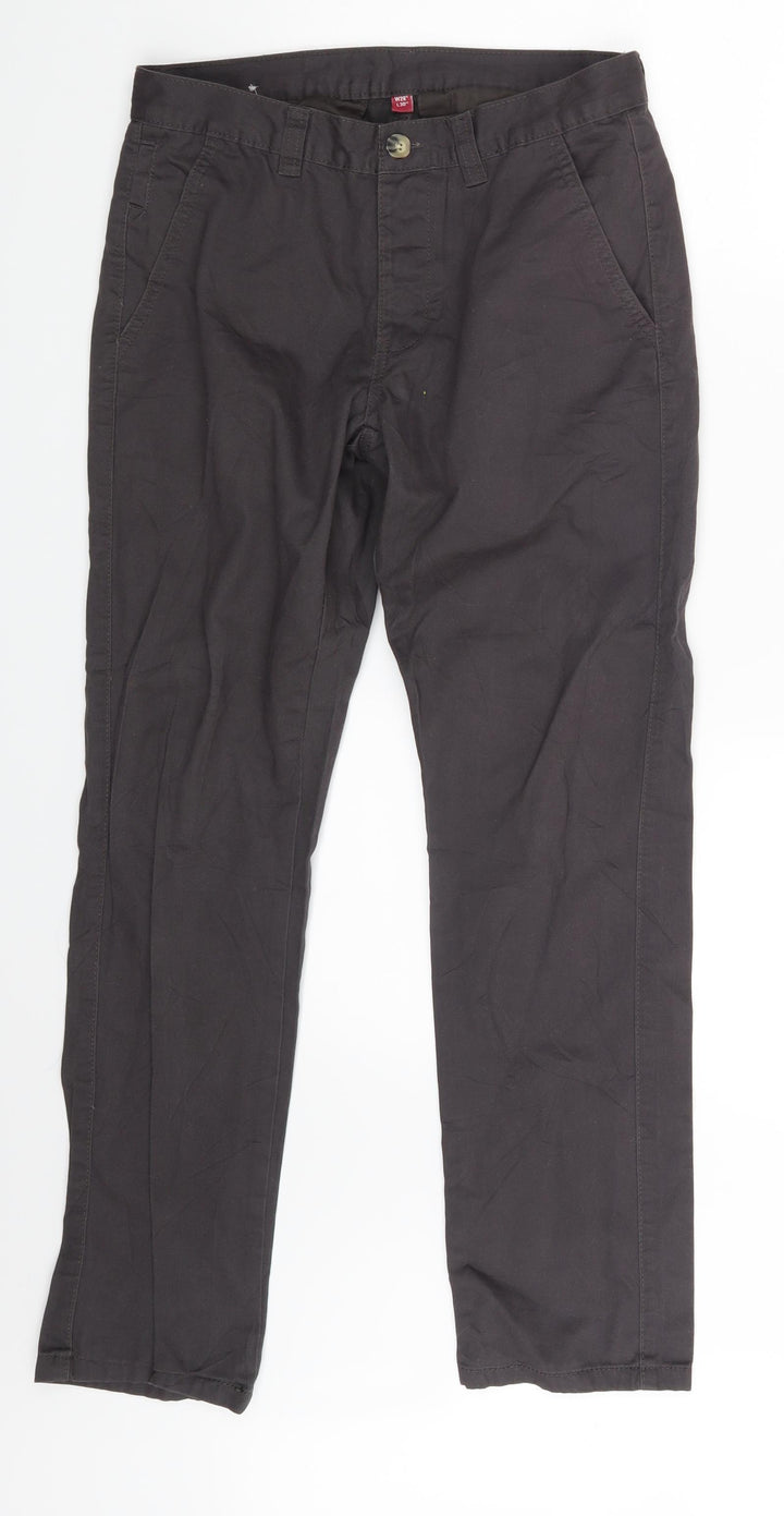 Denim & Co. Mens Purple   Chino Trousers Size 28 in L30 in