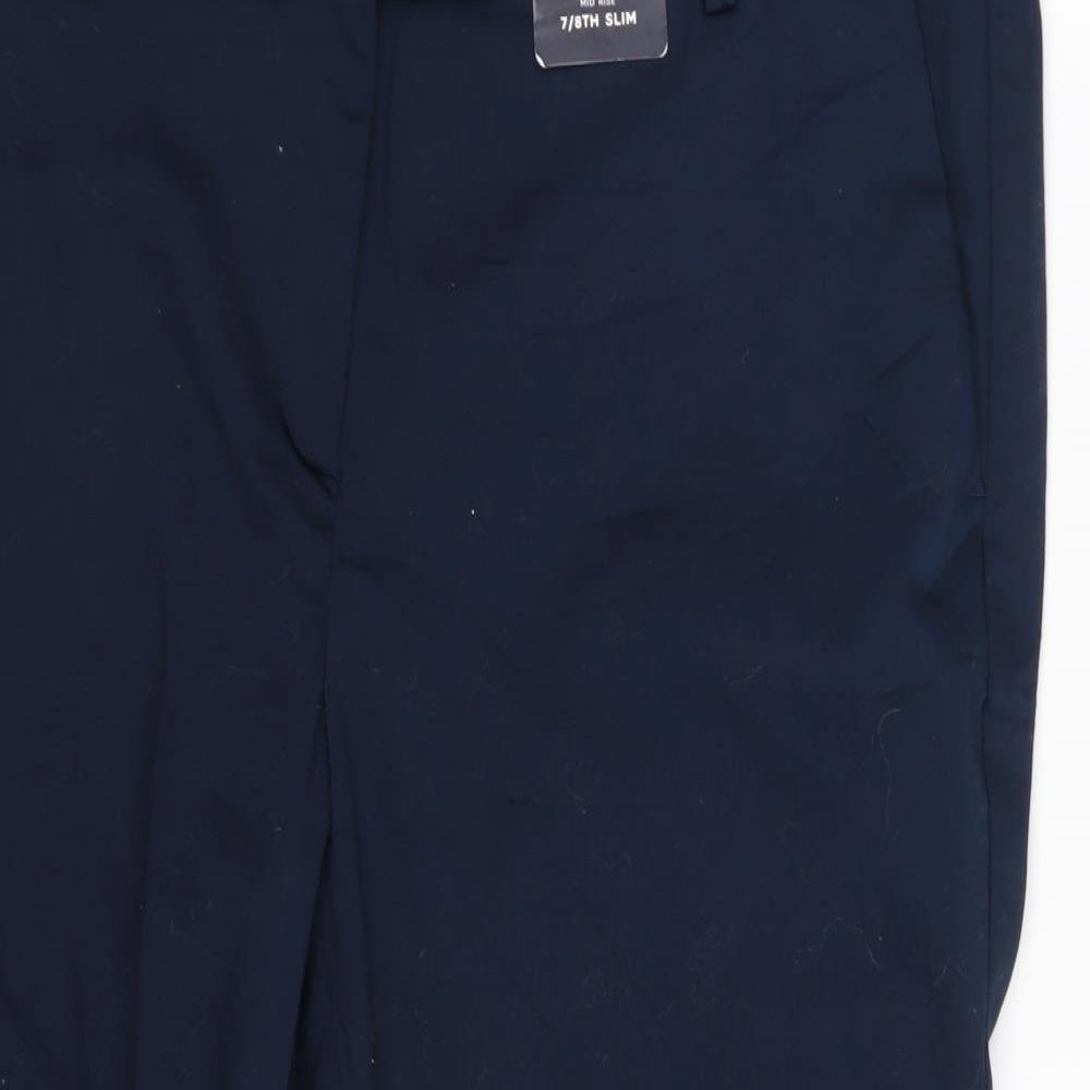 M&S Womens Blue   Capri Trousers Size 20 L20 in