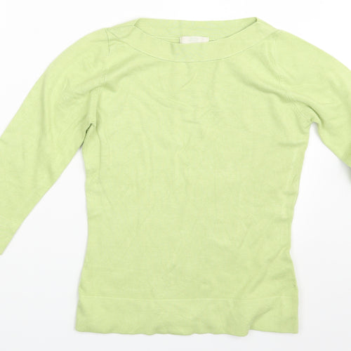 M&S Womens Green   Pullover Sweatshirt Size 12