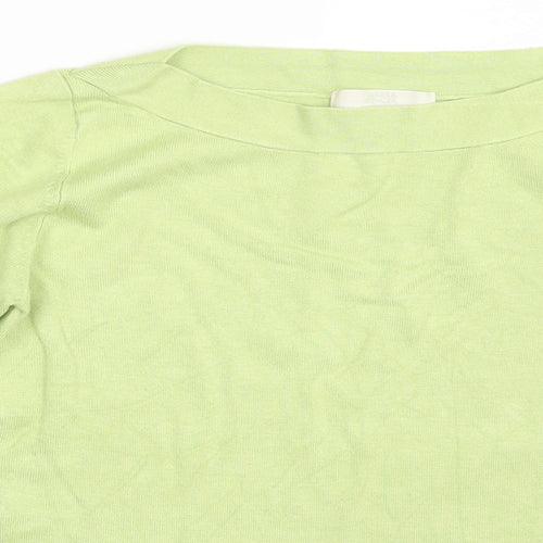 M&S Womens Green   Pullover Sweatshirt Size 12