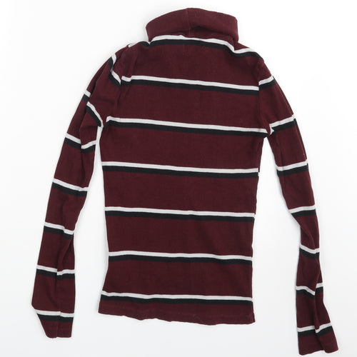 Brave Soul Womens Multicoloured Striped  Pullover Jumper Size M