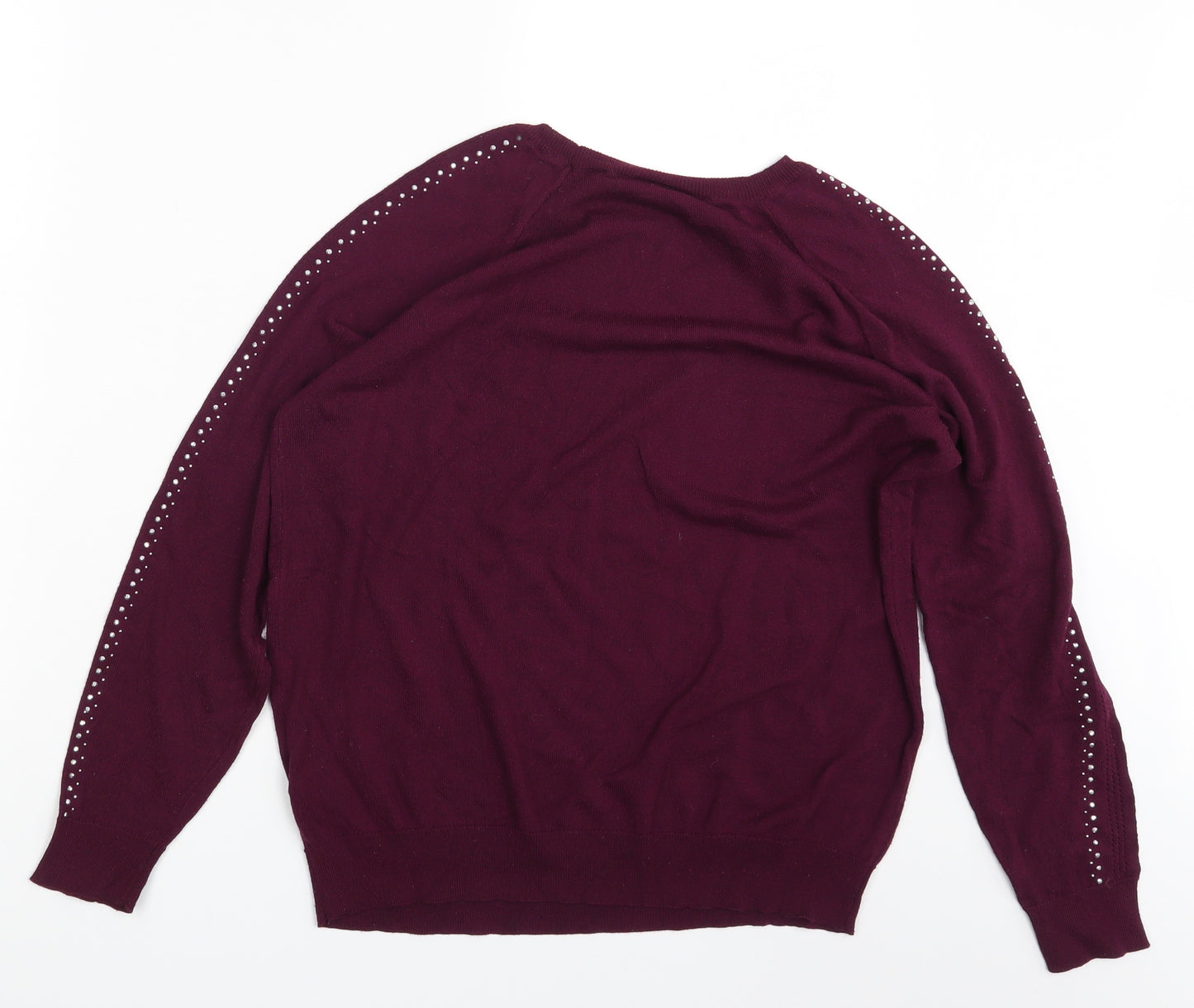 Wallis Womens Purple   Pullover Sweatshirt Size M