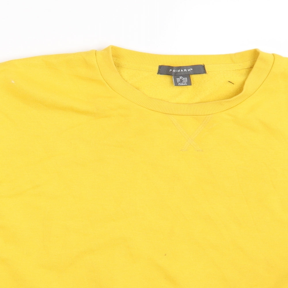 Primark Womens Yellow   Pullover Jumper Size 18