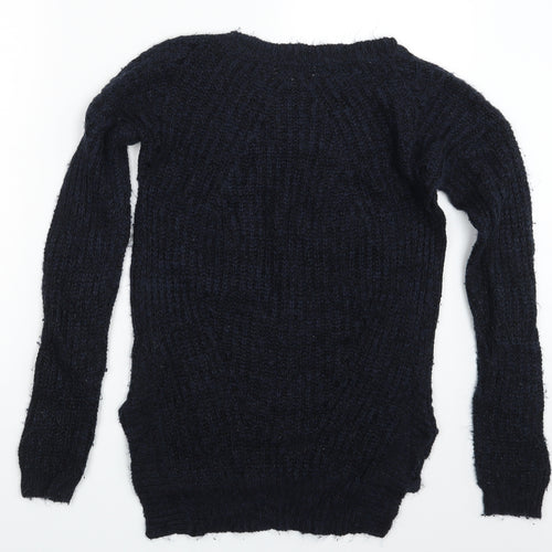 New Look Womens Blue   Pullover Jumper Size S
