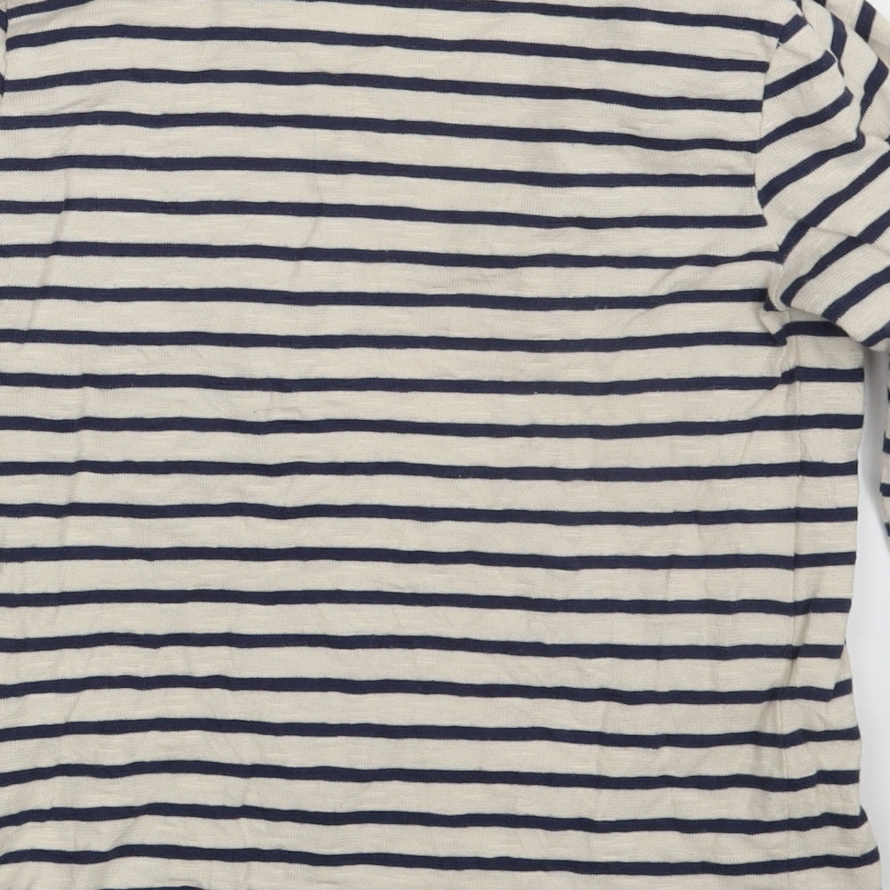 Topshop Womens Multicoloured Striped  Pullover Jumper Size 8
