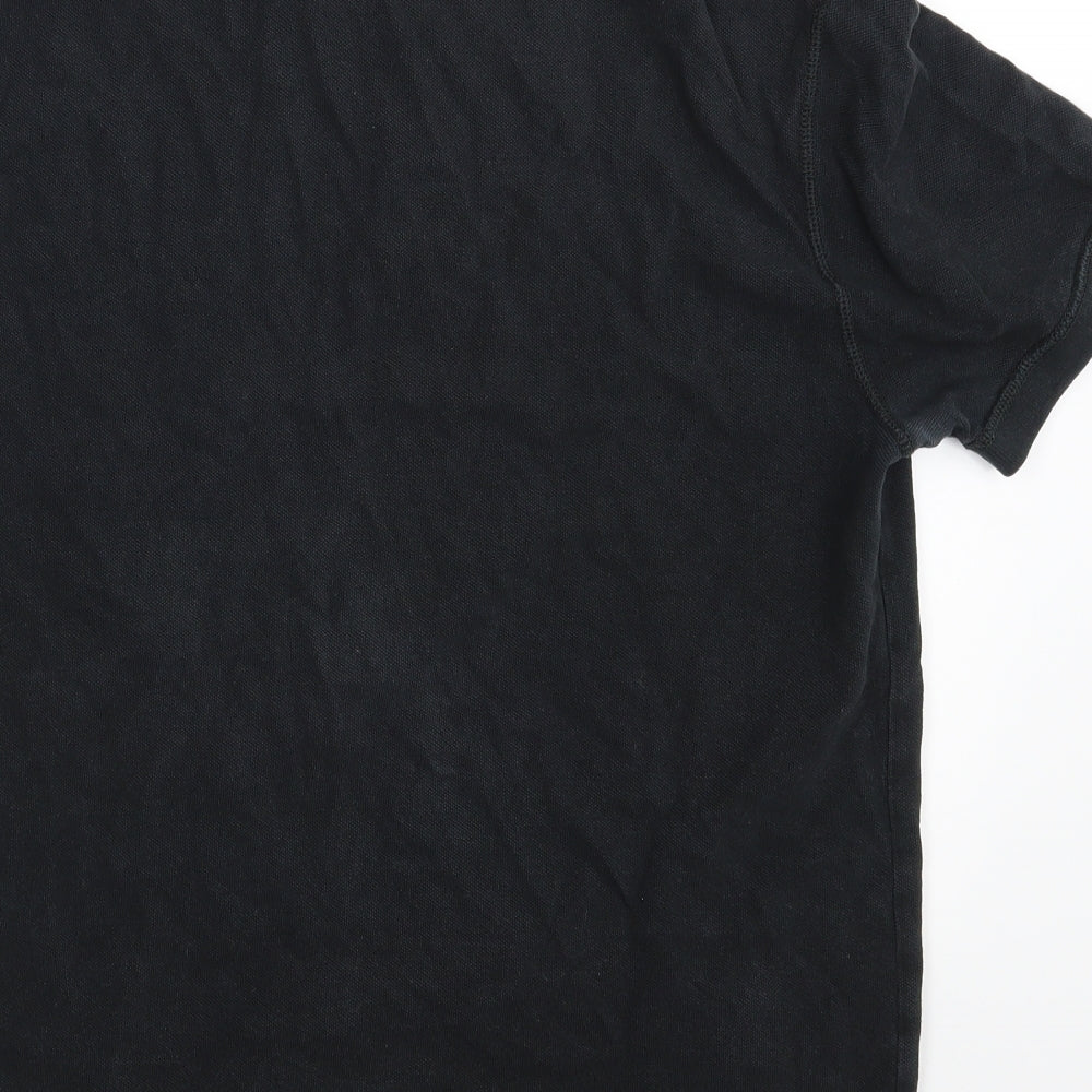 POLO Jeans company Mens Black    Polo Size M