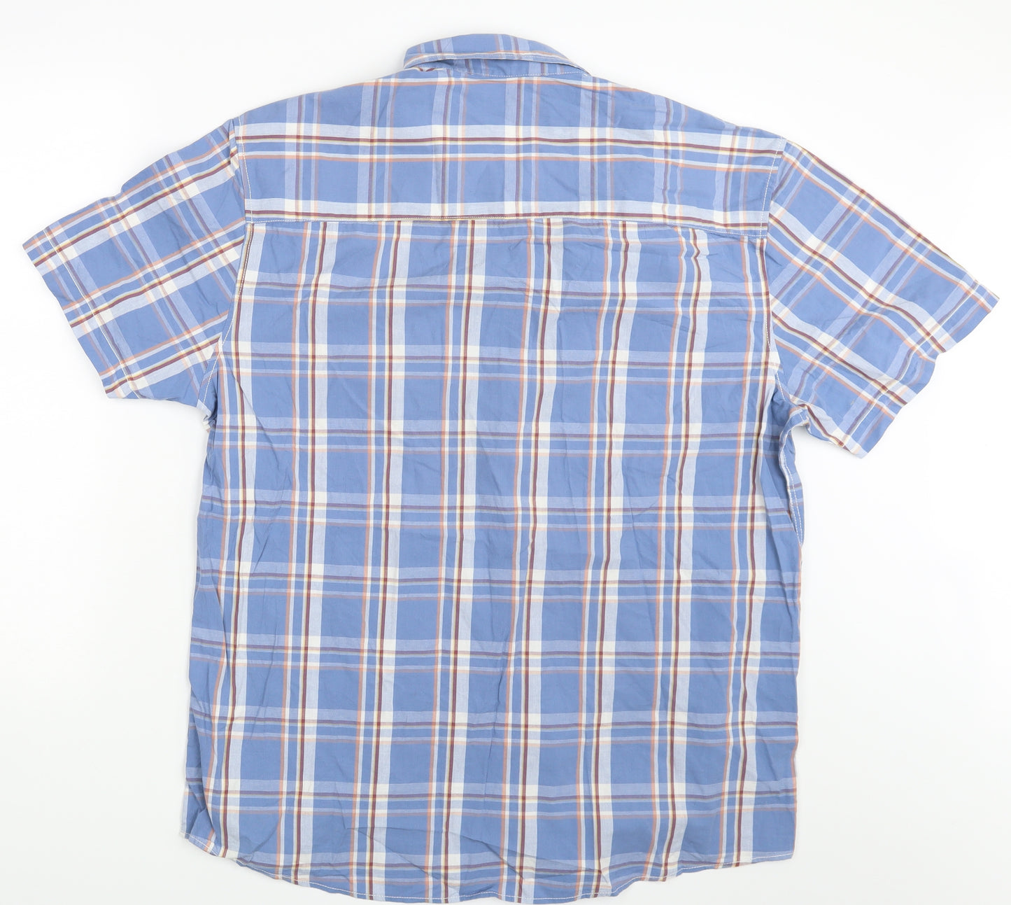 Easy Mens Multicoloured Check   Button-Up Size XL