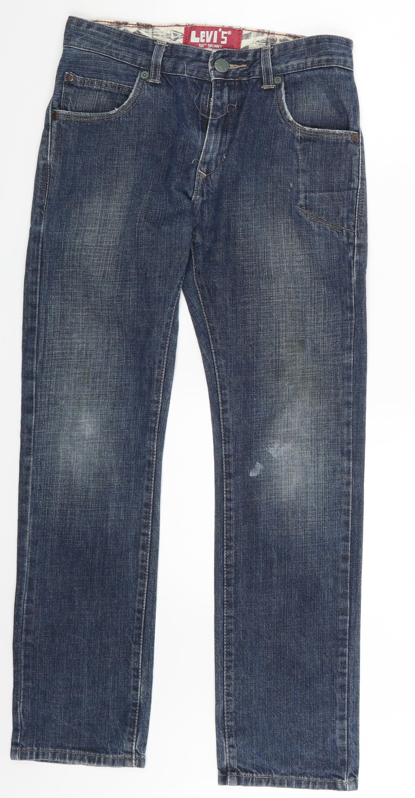 Levi's  Womens Blue   Skinny Jeans Size 14 L27 in