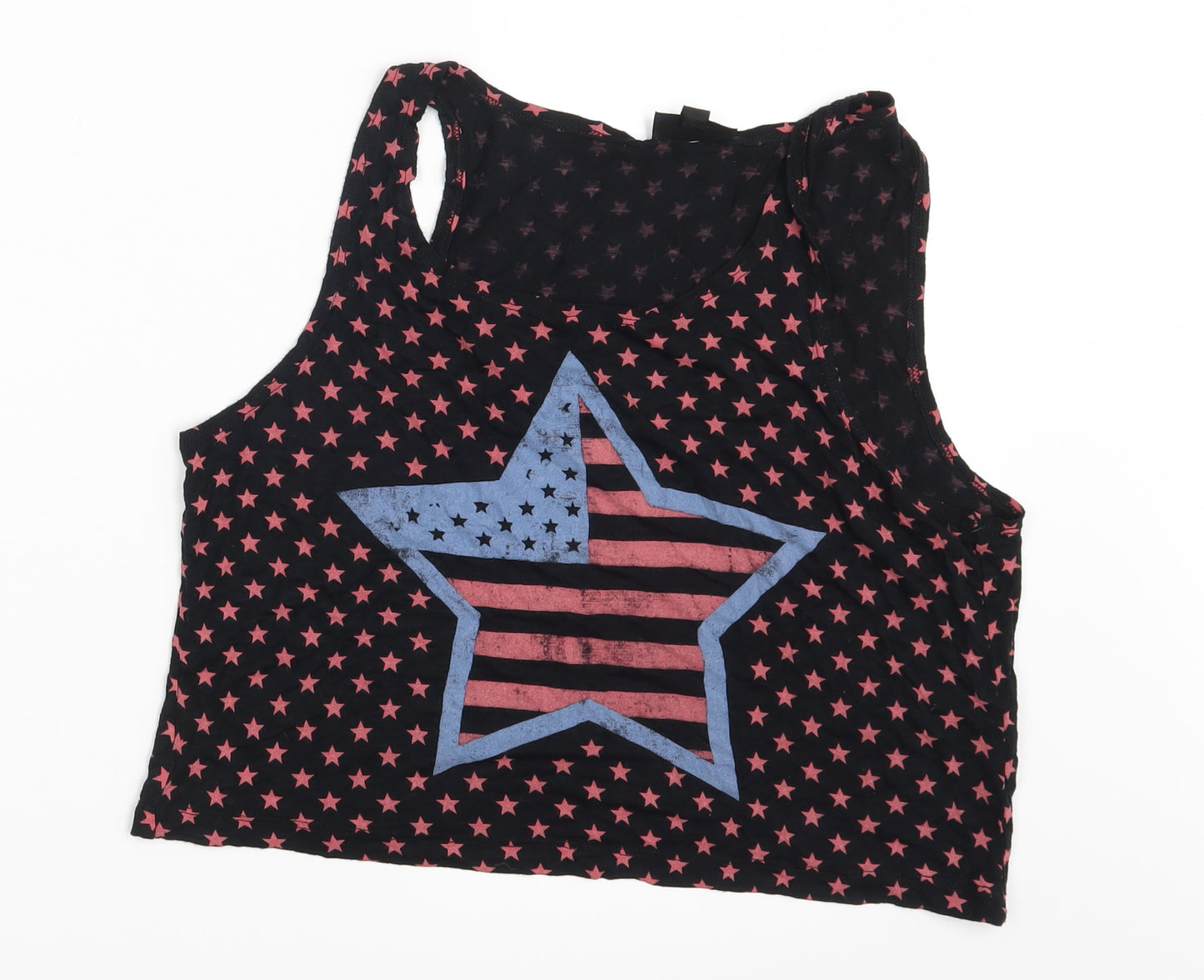 Topshop Womens Black Polka Dot  Camisole Blouse Size 10