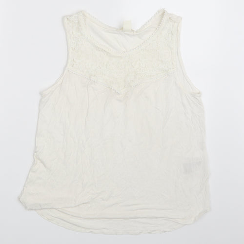 H&M Womens Ivory   Camisole Blouse Size M