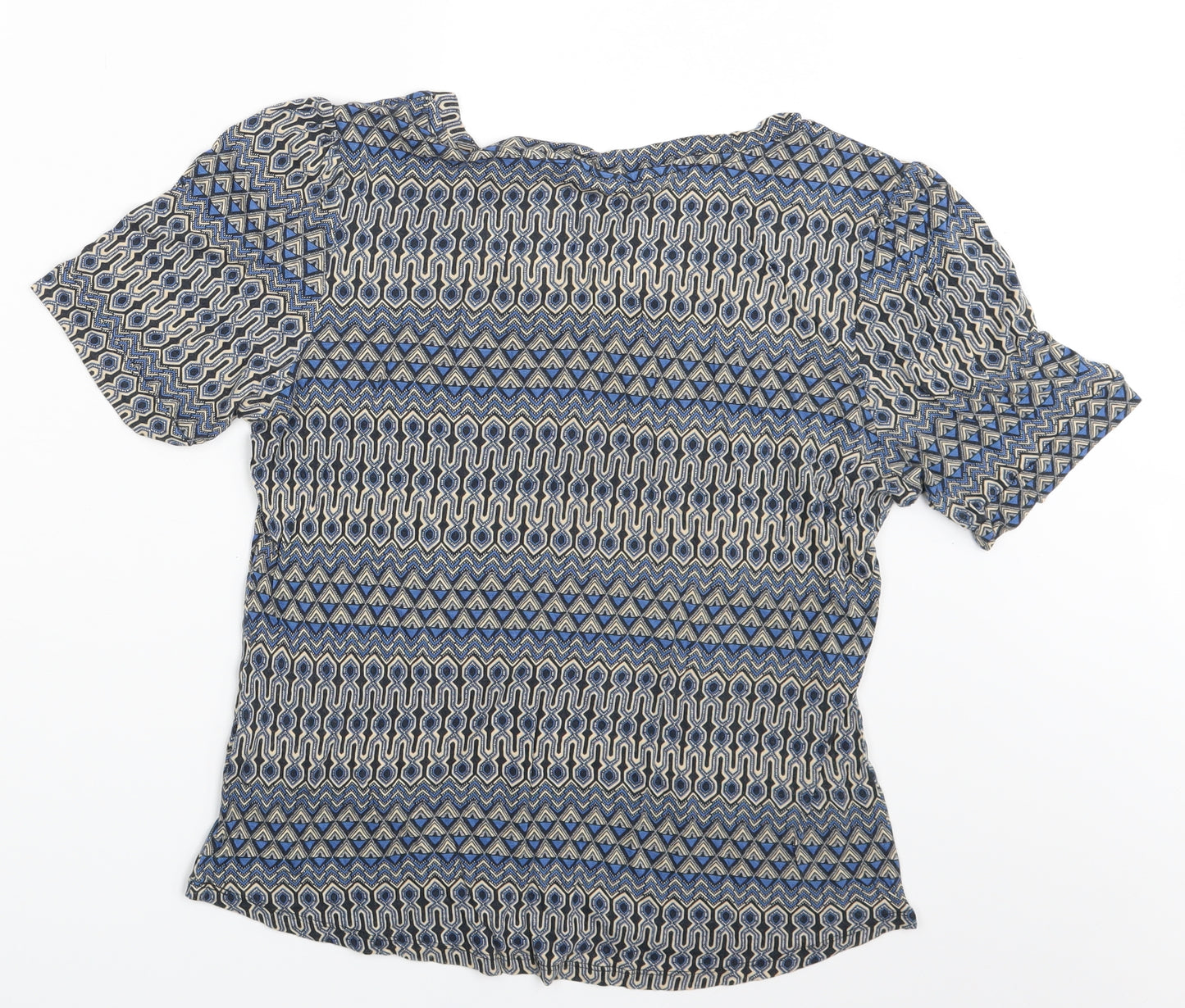 H&M Womens Multicoloured Herringbone  Basic T-Shirt One Size