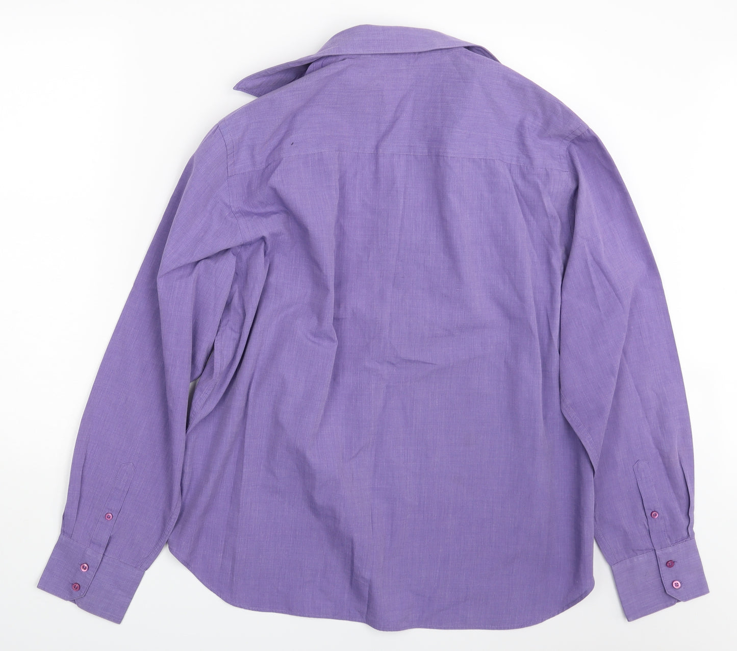 Moto Mens Purple    Button-Up Size XL