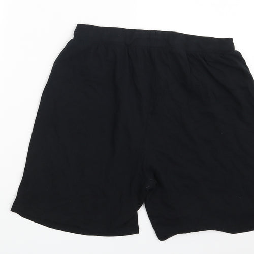 Primark Mens Black   Sweat Shorts Size M
