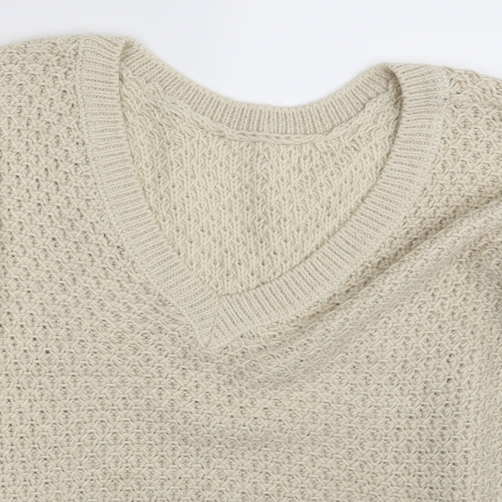 NEXT Womens Beige   Pullover Jumper Size M