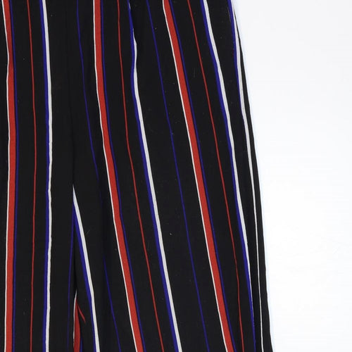Papaya Womens Blue Striped  Windbreaker Trousers Size 12 L30 in