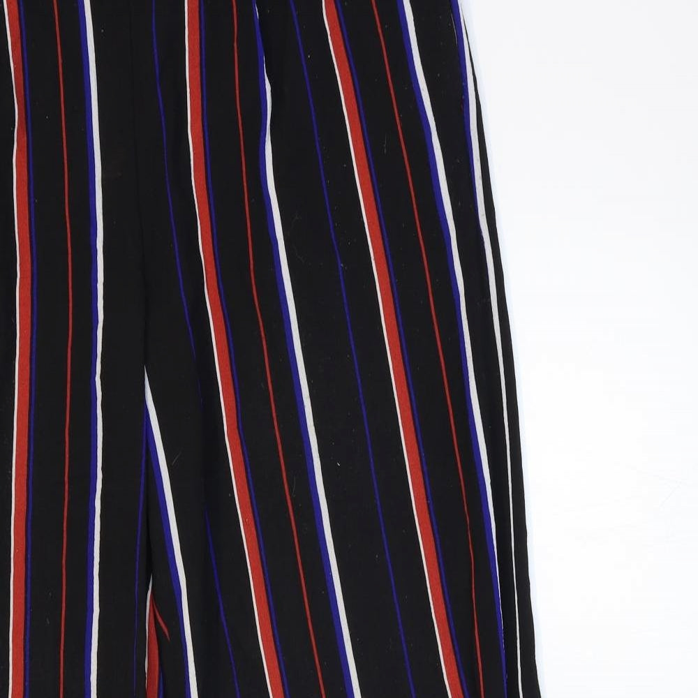 Papaya Womens Blue Striped  Windbreaker Trousers Size 12 L30 in